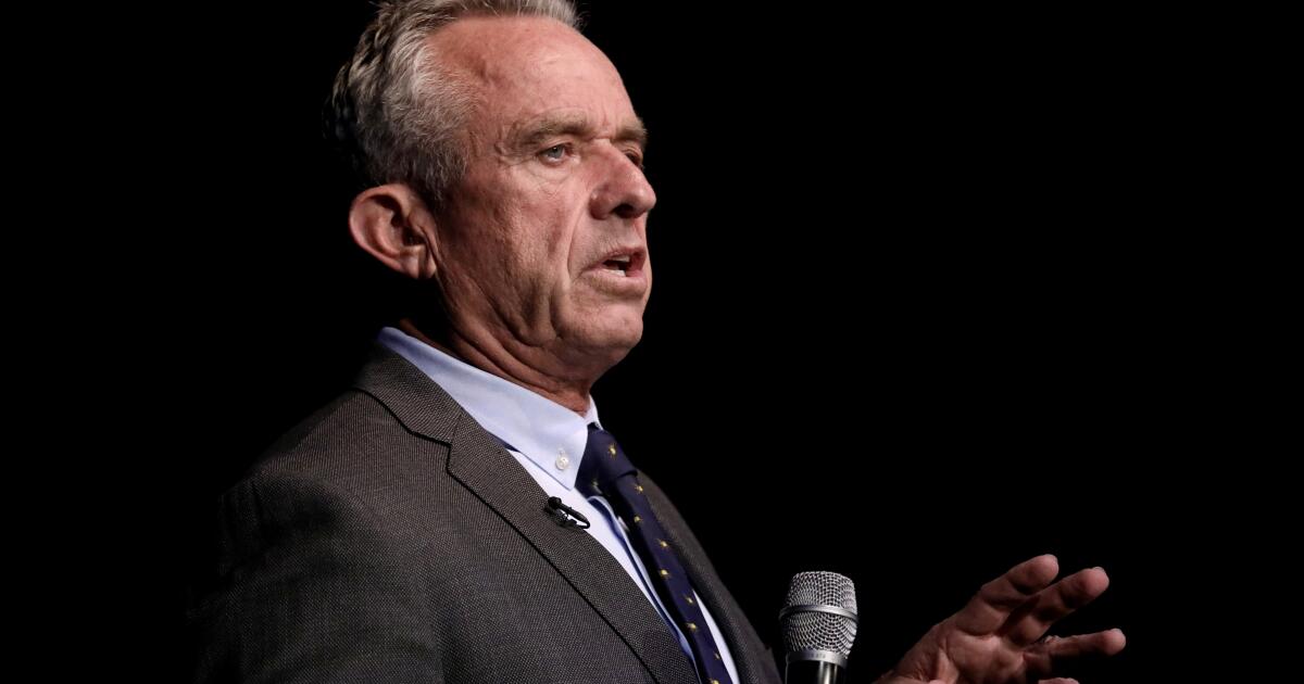 Abcarian: RFK Jr. is dismantling trust in vaccines, the crown jewel of American public health
