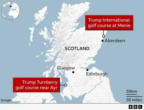 Trump golf courses 