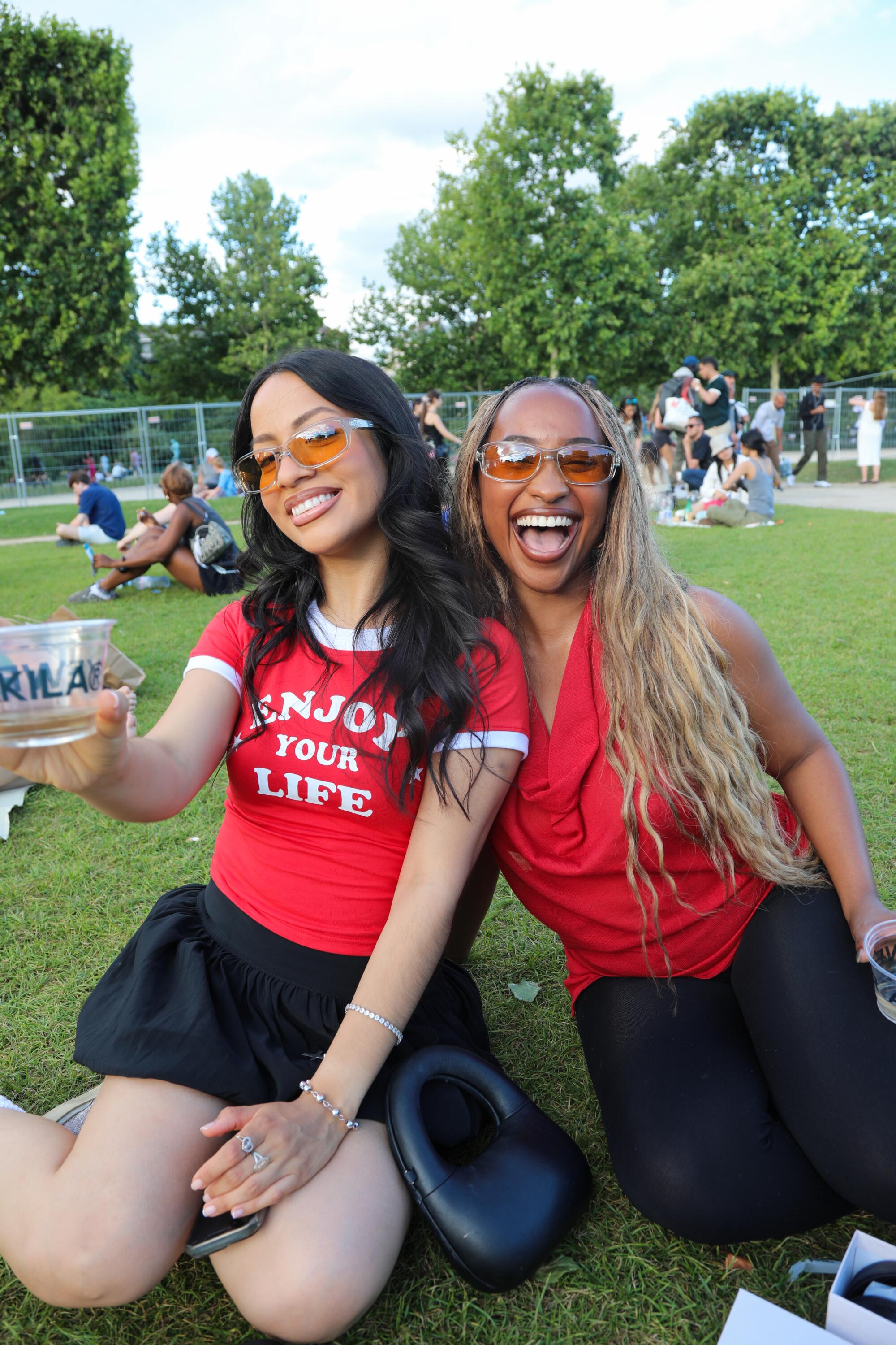 Artist Esperanza Rosas, a.k.a. Runsyyy, left.