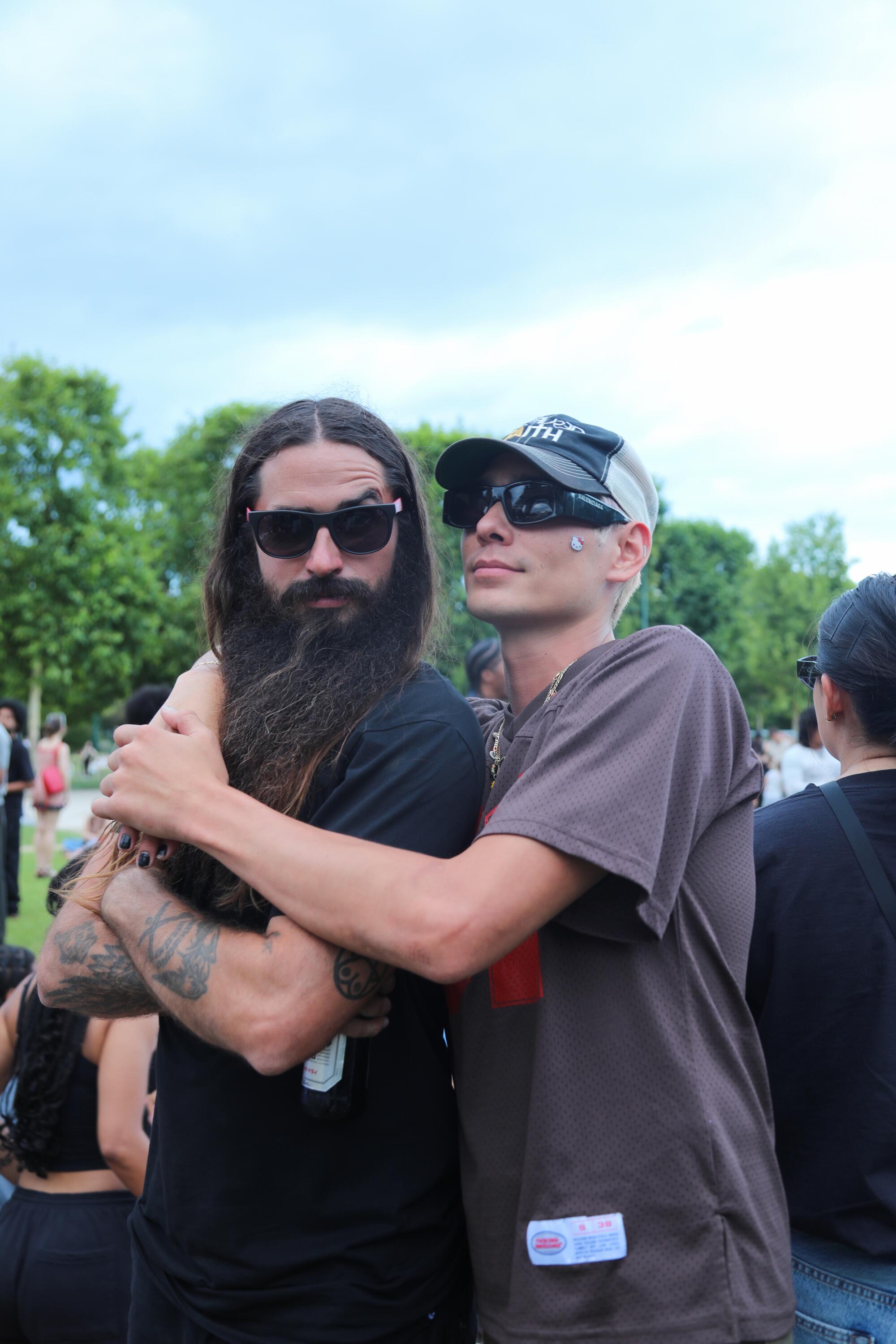 Evan Mock, right.