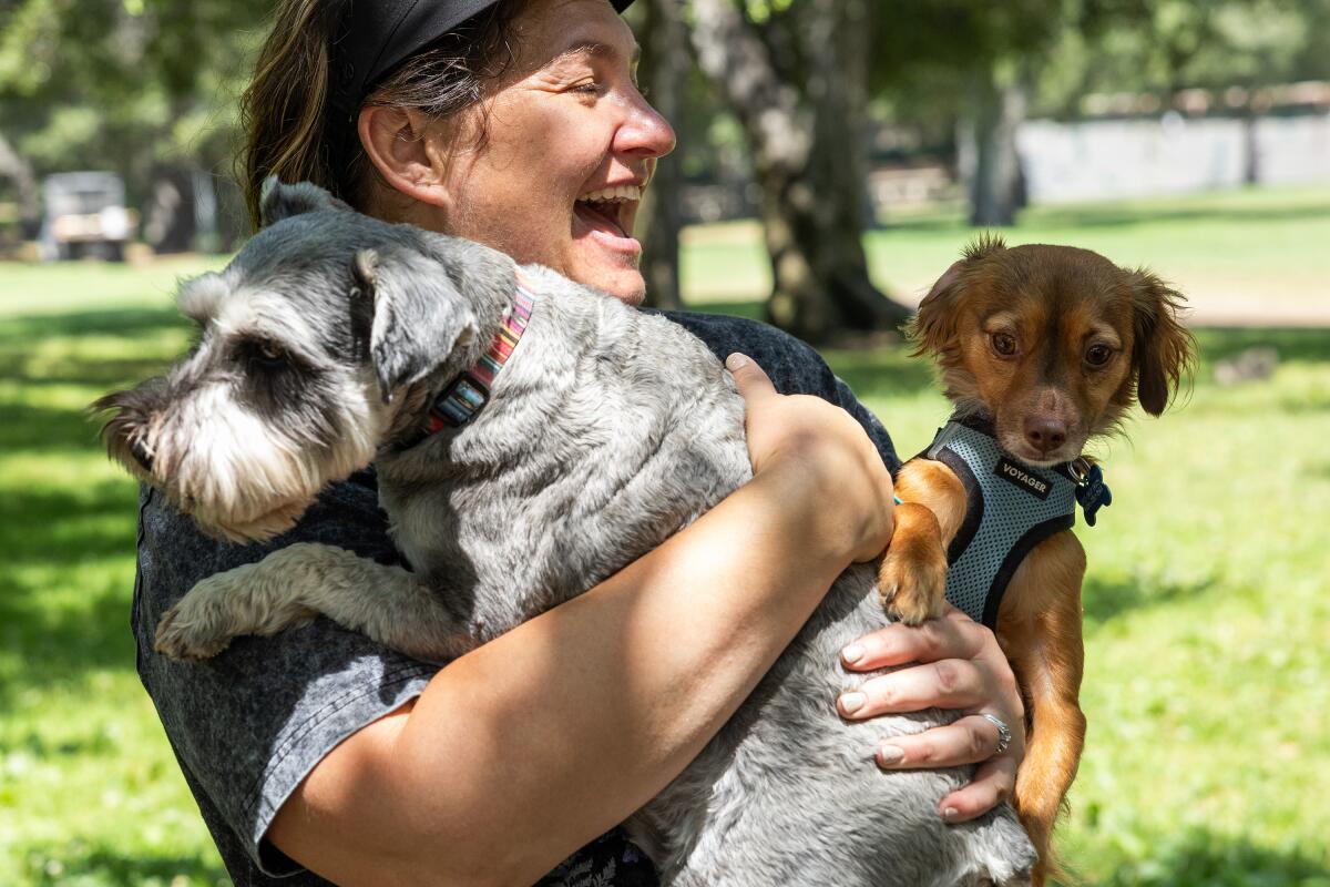 Natalie Langan, a co-owner of Trailhead Hounds.