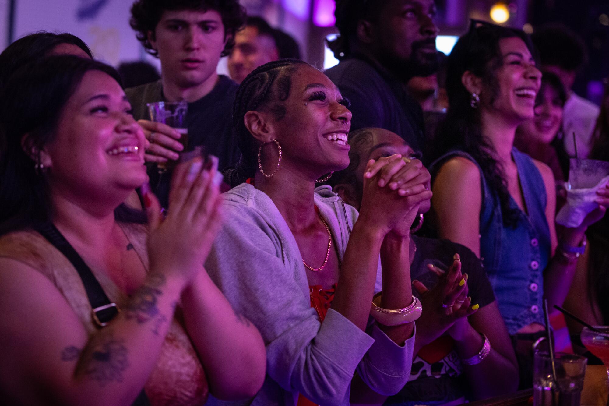“I love the camaraderie here and everybody yelling,” says attendee DeVante Waugh.