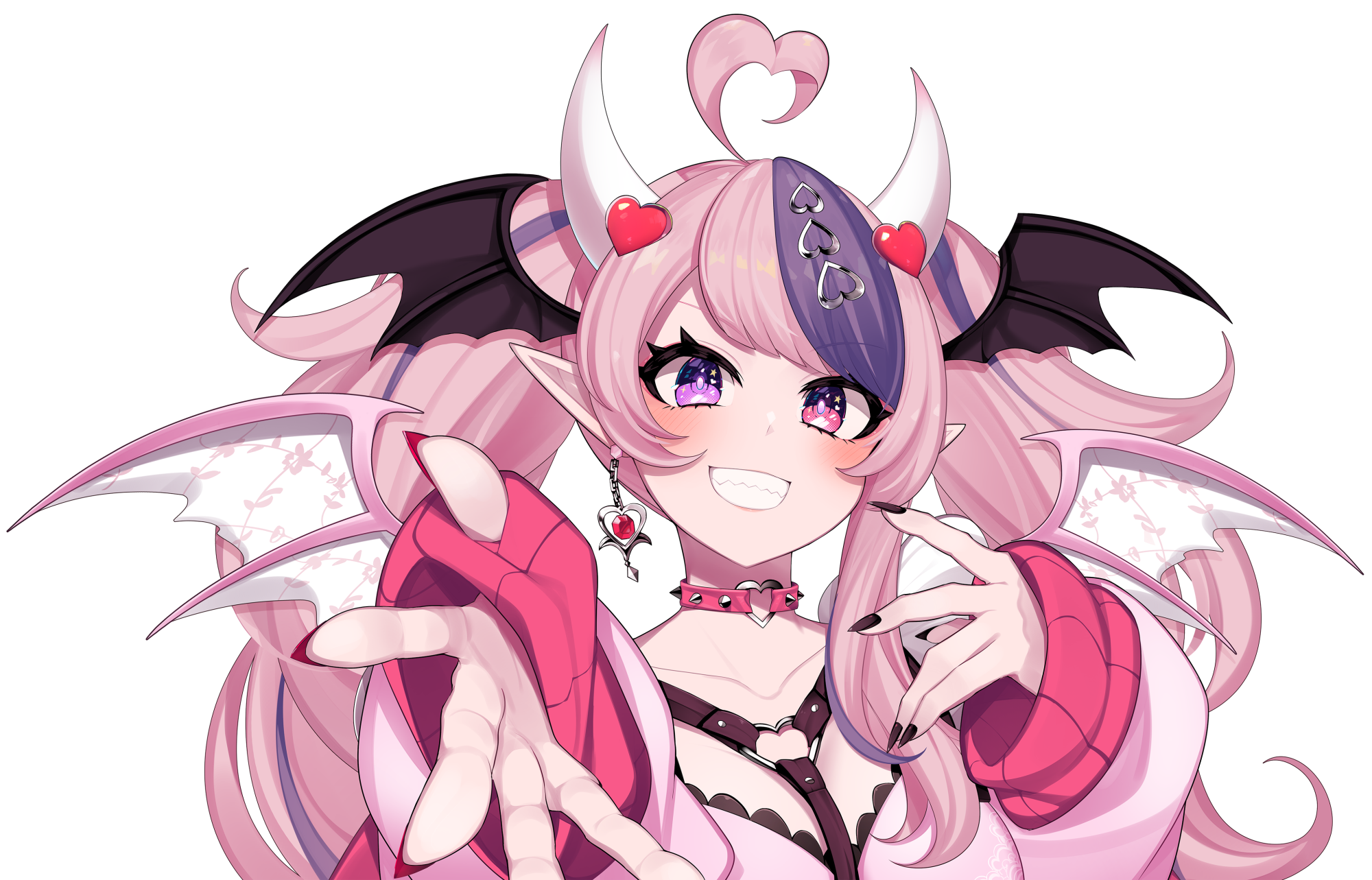A devil horned anime character.