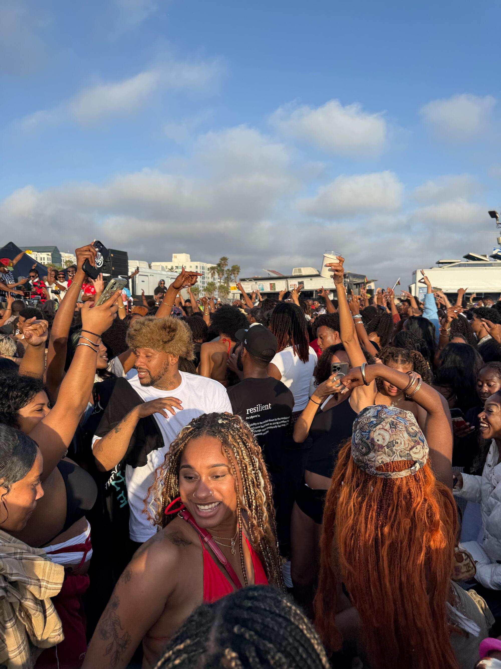 As the sun started to hang lower in the sky, the dance floor got more lively by the minute.