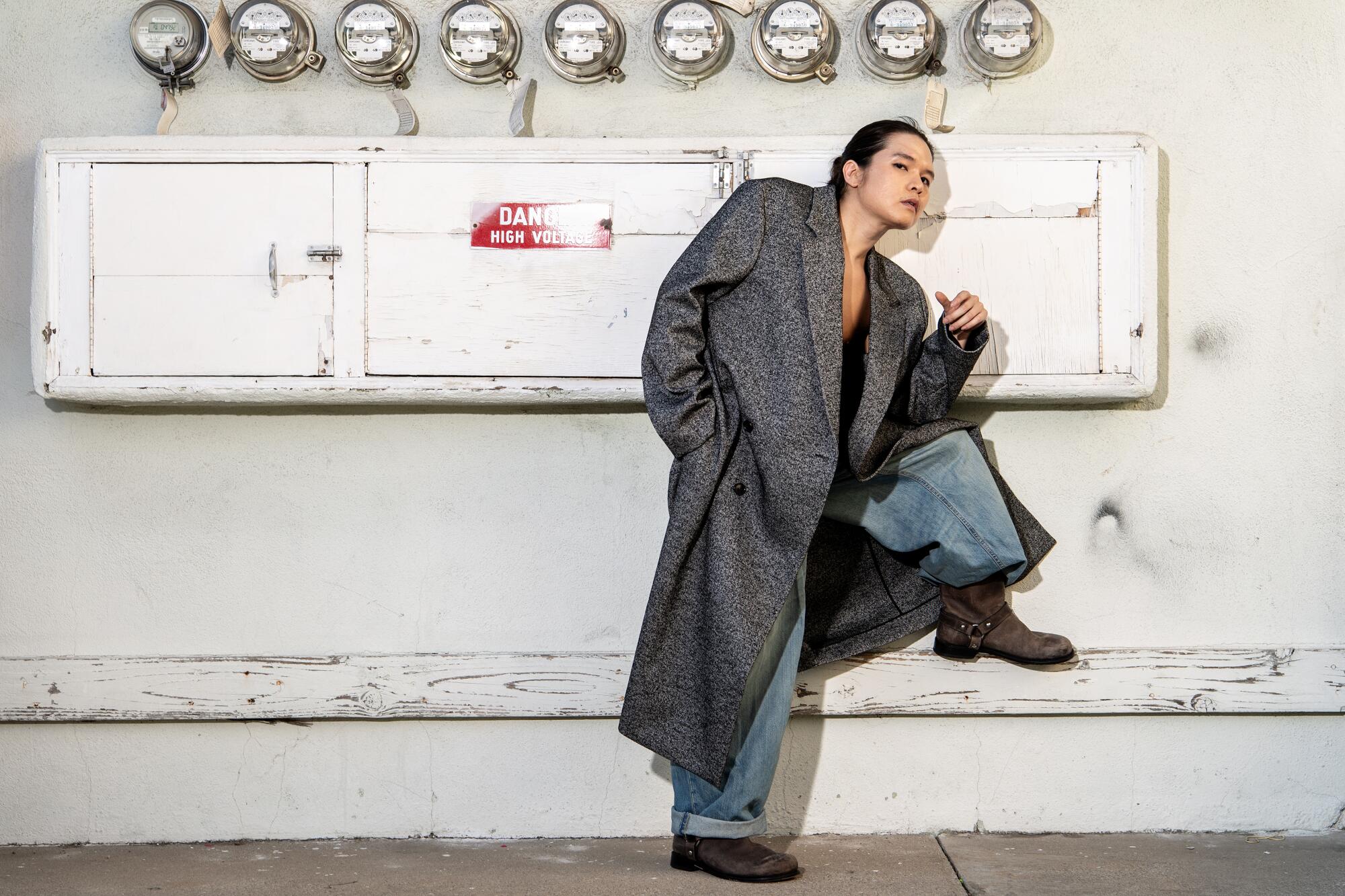 Stylist Bin X. Nguyen at his residence.