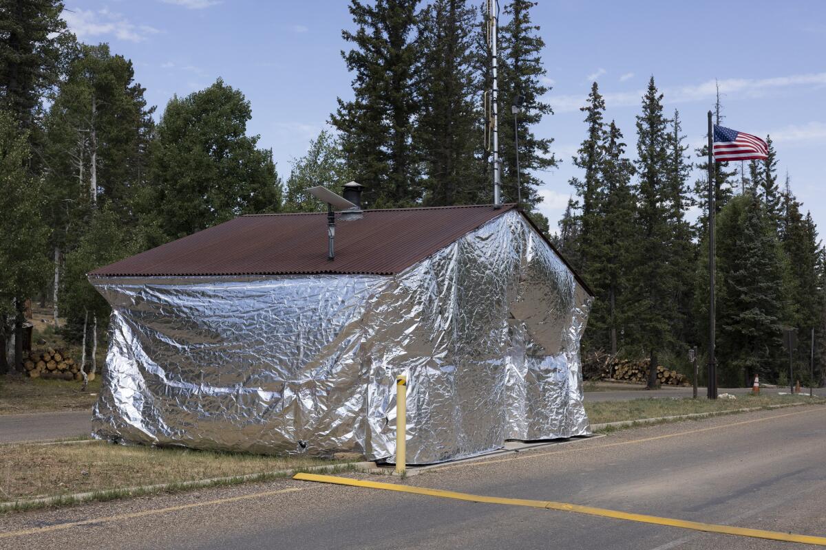 The Visitors Service center to the North Rim on August 12, 2025 in Arizona.