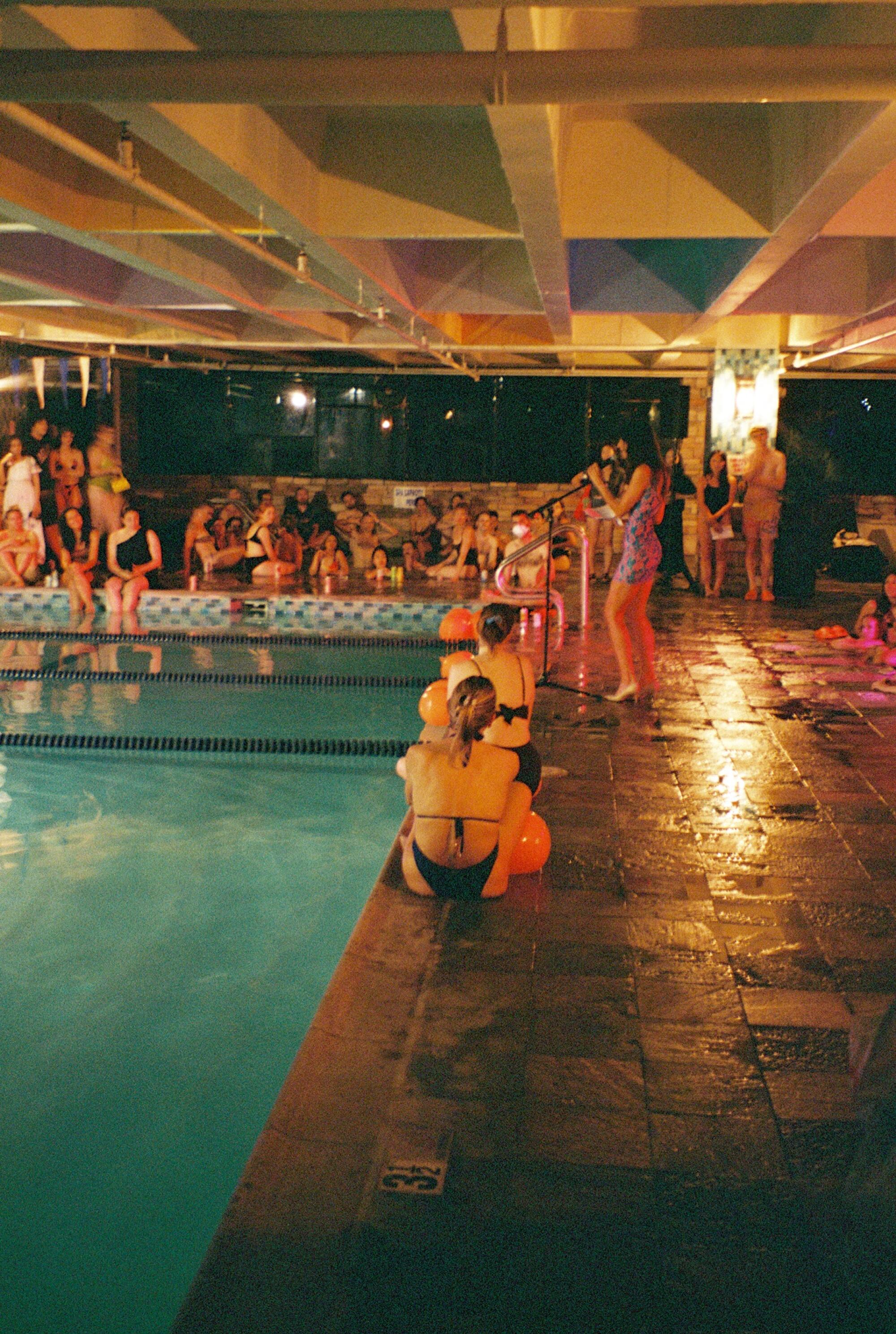 Spa Palace's pool room.