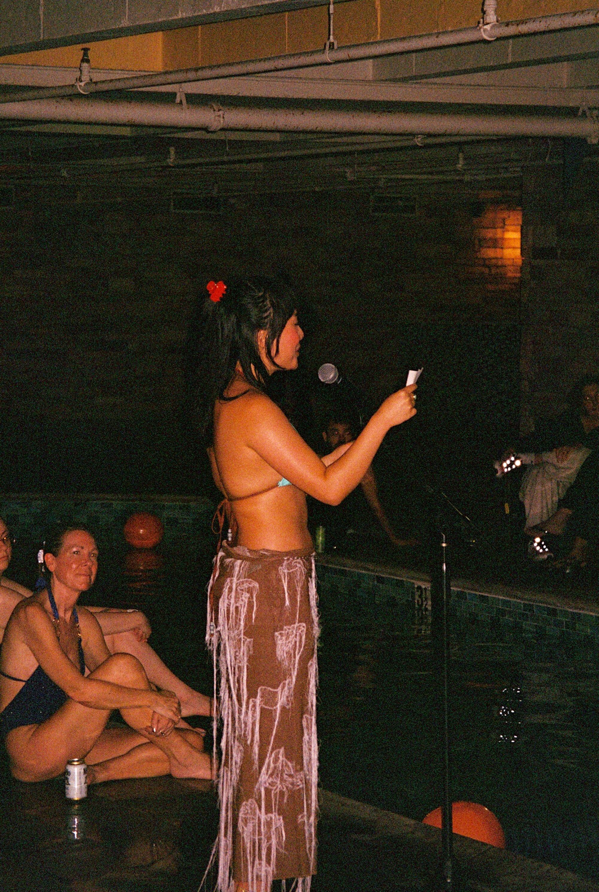 Fashion and culture writer and editor Viv Chen reads a piece for "Night of Desire."