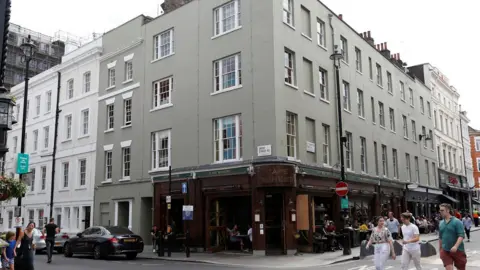 Reuters The exterior of Soho House in Greek Street, London