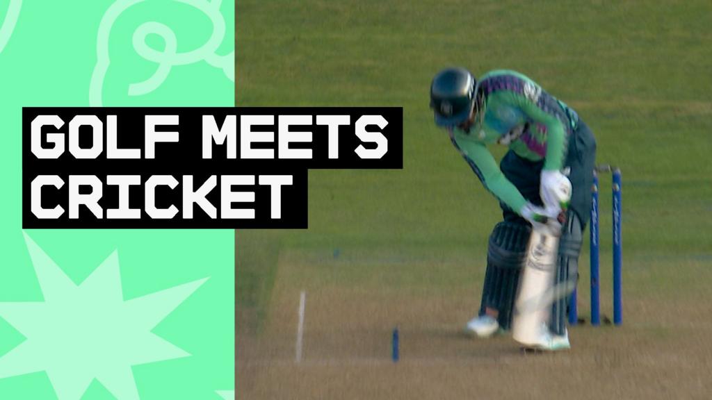 ‘That’s outrageous!’ – Khan hits six with unorthodox shot