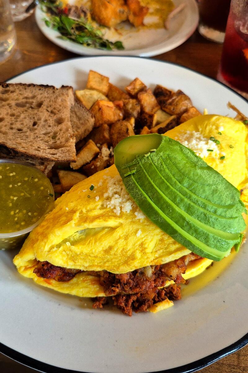2. The chorizo omelet at Pochos.