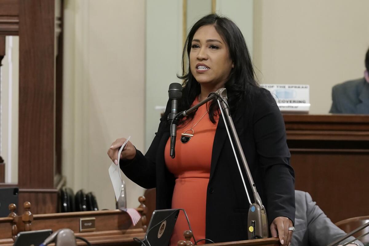 State Sen. Suzette Martinez Valladares (R-Santa Clarita) is shown in the state Capitol.