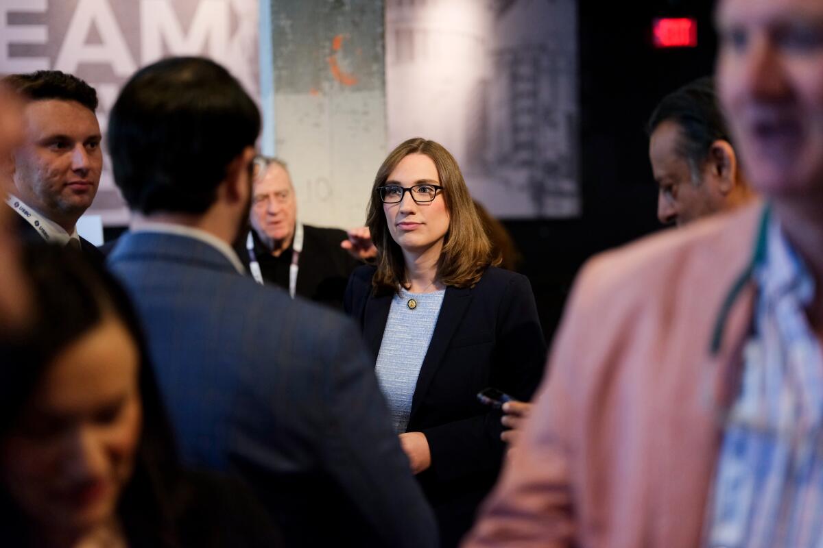 Rep. Sarah McBride at the DC Blockchain Summit.