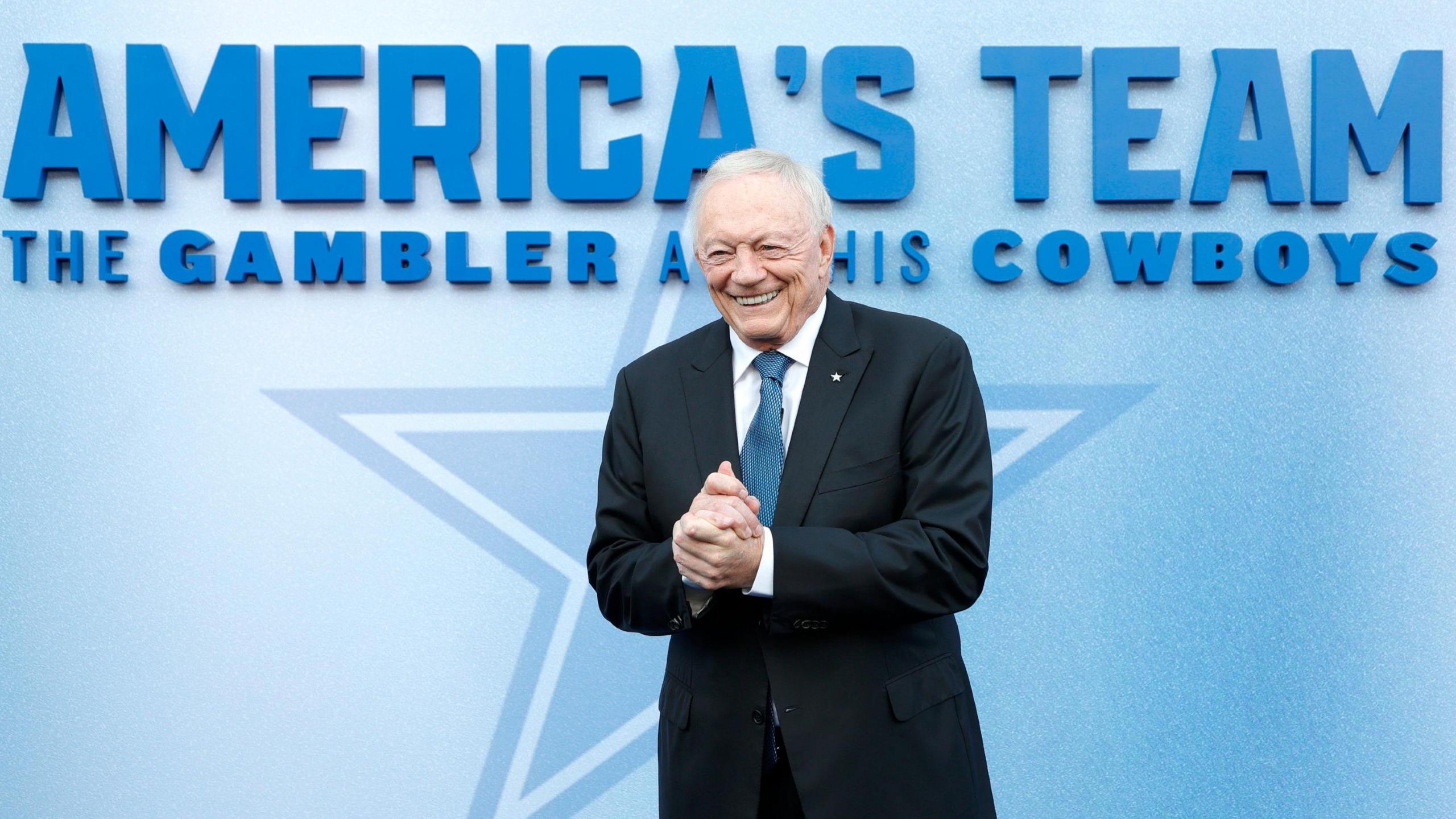 Dallas Cowboys owner Jerry Jones at the Netflix premier of his documentary
