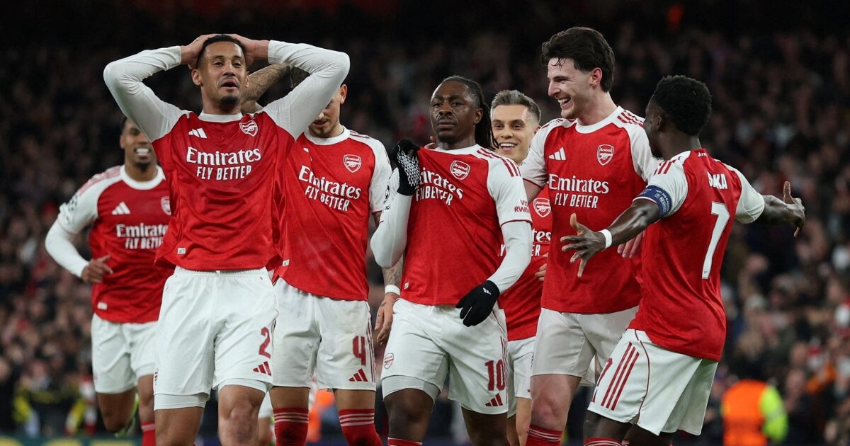 บ่อนยกอาร์เซน่อลเต็ง 1 ซิวแชมป์ใหญ่ยุโรป ลิเวอร์พูลเต็ง 6 