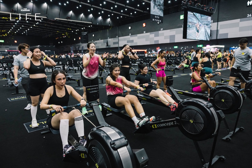 ภาพบรรยากาศการแข่งขัน BYD HYROX Bangkok 2026 วันแรก ณ BITEC บางนา 7