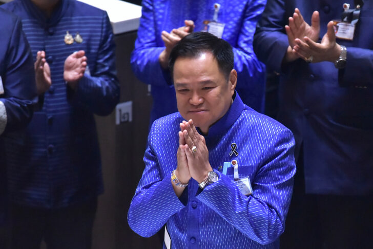 8-2p1 โหวต ‘อนุทิน’ นายกฯ