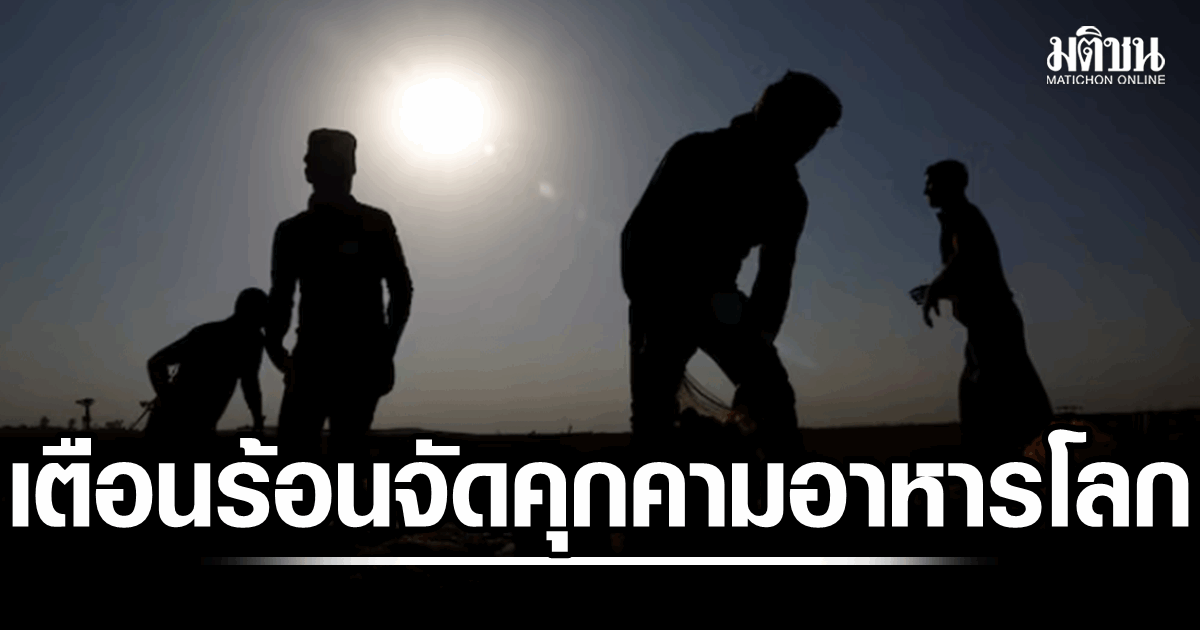 ยูเอ็นเตือน สภาพอากาศร้อนจัด คุกคามภาคเกษตร-ระบบอาหารโลก จี้เร่งรับมือ