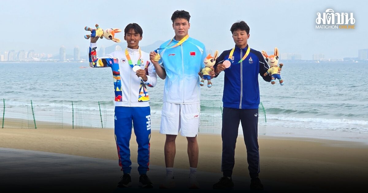 วชิรวิทย์ คว้าทองแดง ไอคิว ฟอยล์ เหรียญแรกในรอบ 12 ปี ของทีมโต้คลื่นไทยในเอเชี่ยนบีชเกมส์