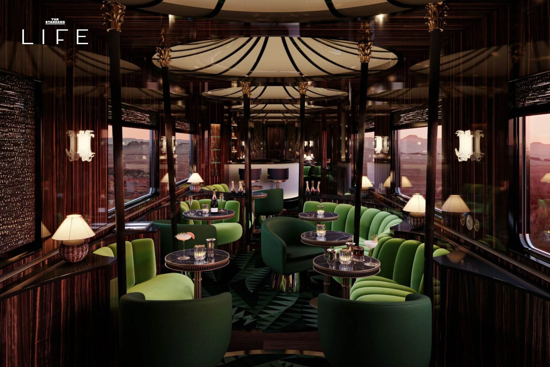 Heaven on Train 5 รถไฟท่องเที่ยวดีไซน์สวยระดับโลก