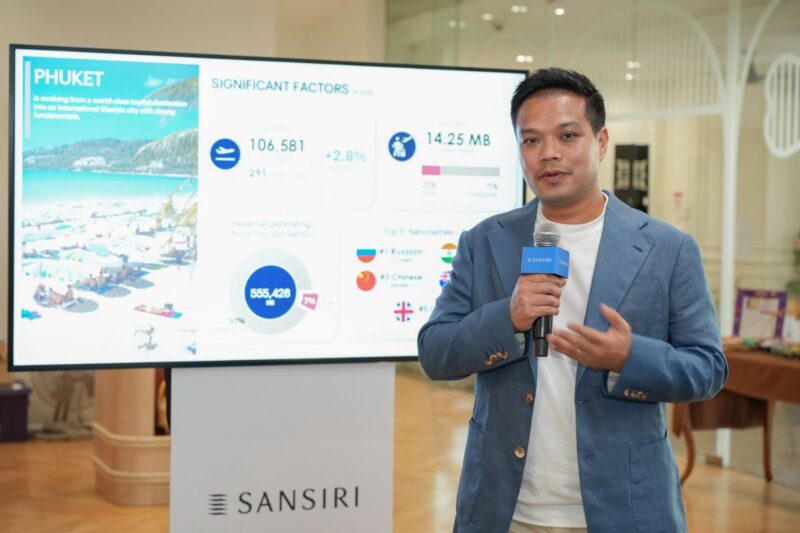 แสนสิริ กางโรดแมปภูเก็ต 5 ปี ดันพอร์ตสะสม 80,000 ล้าน ครึ่งปีหลังประเดิมพูลวิลล่าลักเซอรี