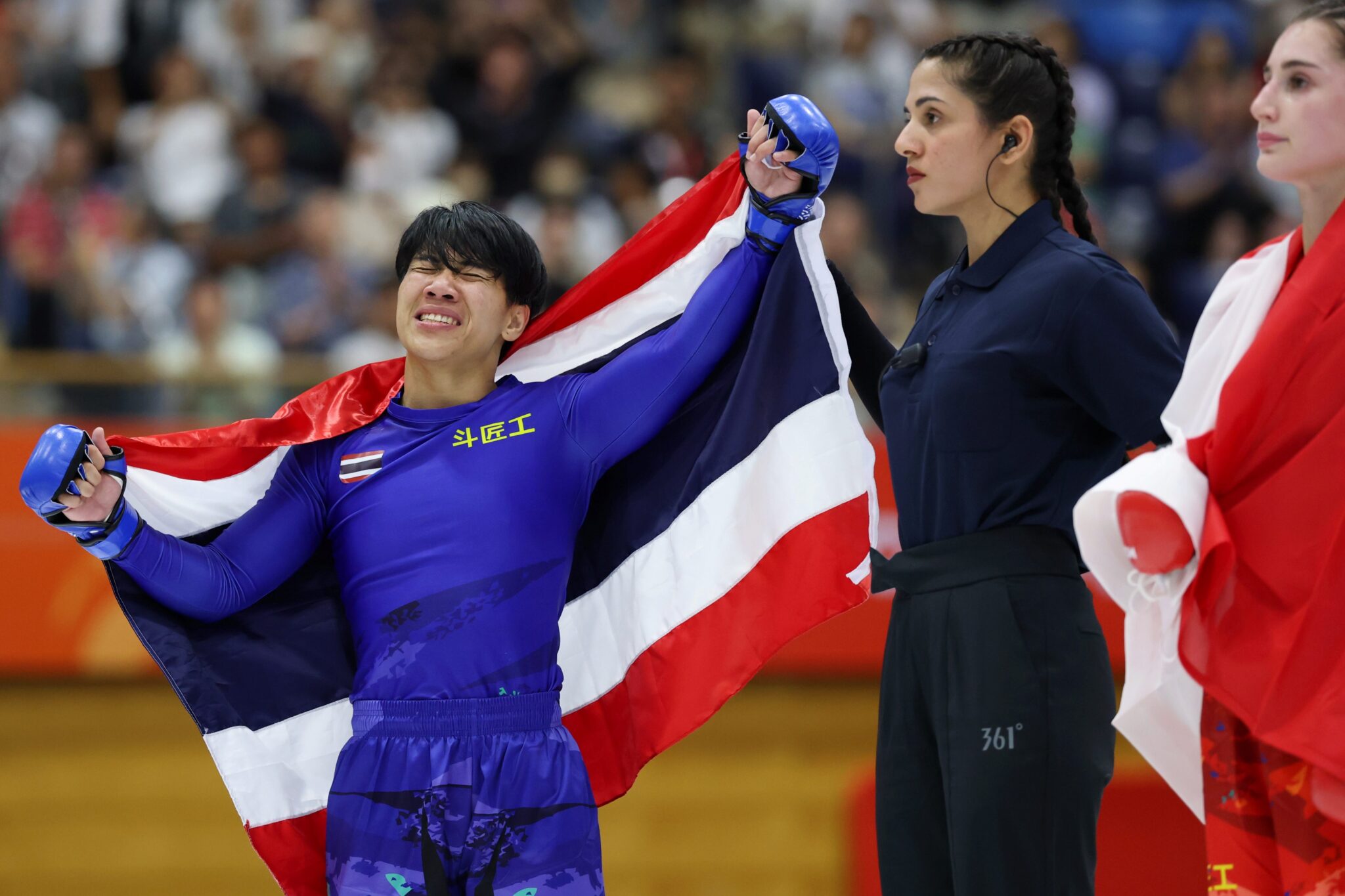ทองที่ 4 มาแล้ว กัญจุฑาดับซ่านักสู้บาห์เรน คว้าทองประวัติศาสตร์มิกซ์มาร์เชียลอาร์ต เอเชี่ยนเกมส์ 